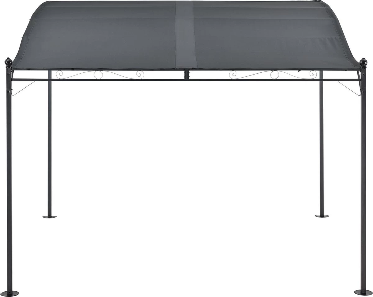 Pergola Tuinpaviljoen 300x250x243 Cm Antraciet Donkergrijs 3 Pergola Tuinpaviljoen 300x250x243 Cm Antraciet Donkergrijs - Afbeelding 3