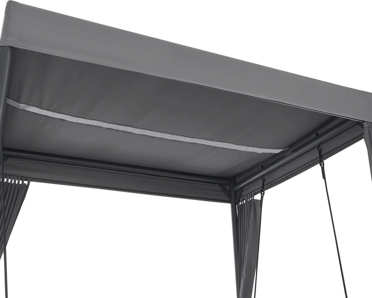 Schommelbank / Ligbank Kassandra - Donkergrijs 5 Schommelbank / Ligbank Kassandra - Donkergrijs - Afbeelding 5