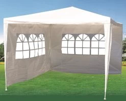 Garden Royal Partytent - 2 Zijwanden - 3 X 3 M - Wit -Tuinmeubel Winkel 1200x962