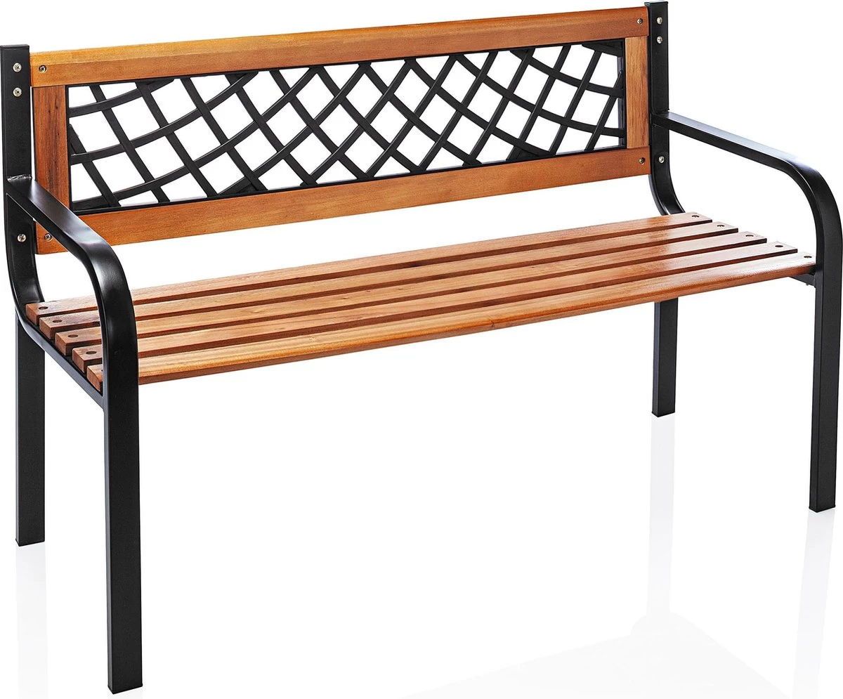 Relaxwonen - Tuinbank - FSC Hout - Metalen Frame - Trend 2023 1 Relaxwonen - Tuinbank - FSC Hout - Metalen Frame - Trend 2023