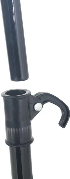 Prolenta Premium - Loungebed Met Parasol Poly Rattan Grijs -Tuinmeubel Winkel 471x1200