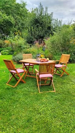 Merkloos Luxe Tuinset 'Sydney' - 5-delig - Acaciahout - FSC Gecertificeerd -Tuinmeubel Winkel 675x1200