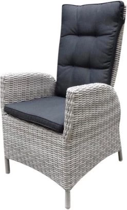 Menorca Dining Tuinstoel Verstelbaar Wit Grijs -Tuinmeubel Winkel 725x1200 1