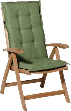 Madison Tuinstoelkussen Hoge Rug Basic Groen -Tuinmeubel Winkel 765x1200