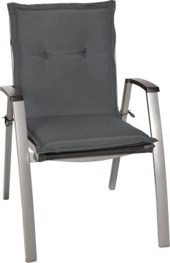 Beautissu Set Van 6x Tuinkussens Lage Rug Loft NL 100 X 50 X 6 Cm - Kussen Antraciet - Zitkussen Sierkussen Tuinstoel -Tuinmeubel Winkel 773x1200