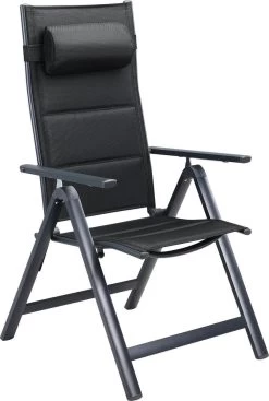 Casaria Tuinstoel Aluminium - 2 Stuks Inklapbaar - Antraciet -Tuinmeubel Winkel 808x1200 1