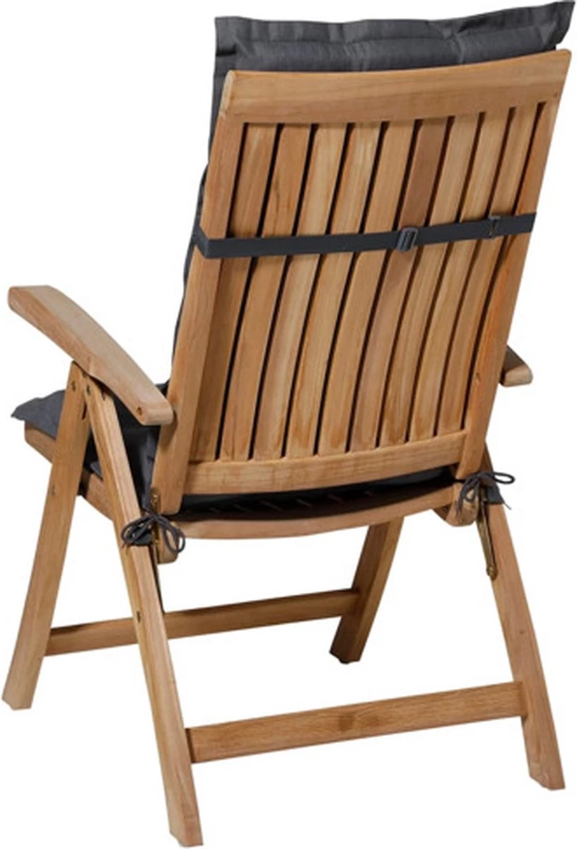 Madison - Tuinkussen - Hoge Rug - 123 X 50cm - Panama Grijs - Standenstoel 4 Madison - Tuinkussen - Hoge Rug - 123 X 50cm - Panama Grijs - Standenstoel - Afbeelding 4