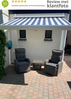 Loungeset Duoset Melia 2 Verstelbare Stoelen + Tafel - Balkonset -Tuinmeubel Winkel 864x1200