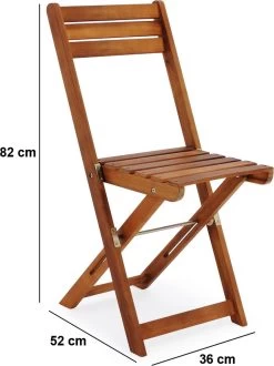 Merkloos Balkonset 3-delig - Acacia Hout -Tuinmeubel Winkel 899x1200 12