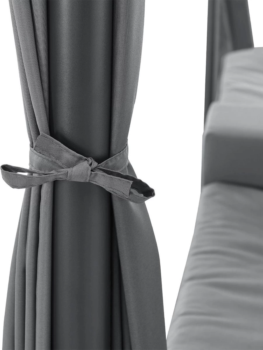 Schommelbank / Ligbank Kassandra - Donkergrijs 16 Schommelbank / Ligbank Kassandra - Donkergrijs - Afbeelding 16