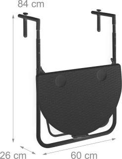 Relaxdays Balkontafel Inklapbaar, Balkon Tafel Rotan, Hangtafel Reling - Zwart 32 Relaxdays Balkontafel Inklapbaar, Balkon Tafel Rotan, Hangtafel Reling - Zwart -Tuinmeubel Winkel 926x1200