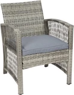 Merkloos Tuin Loungeset Grijs / Bruin - Lounge Set Tuin - Relax Bank - Lounge Bank Tuin - Tuinbank - Loungebank - Tuinset/ Loungebank - Tuinset - Tuinstoel - Loungeset - Rattan Tuinmeubilair - Poly Rotan Tuinmeubelen - Grijs / Bruin -Tuinmeubel Winkel 931x1200 1