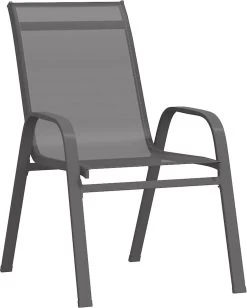 VidaXL 5-delige Tuinset Grijs En Zwart -Tuinmeubel Winkel 961x1200