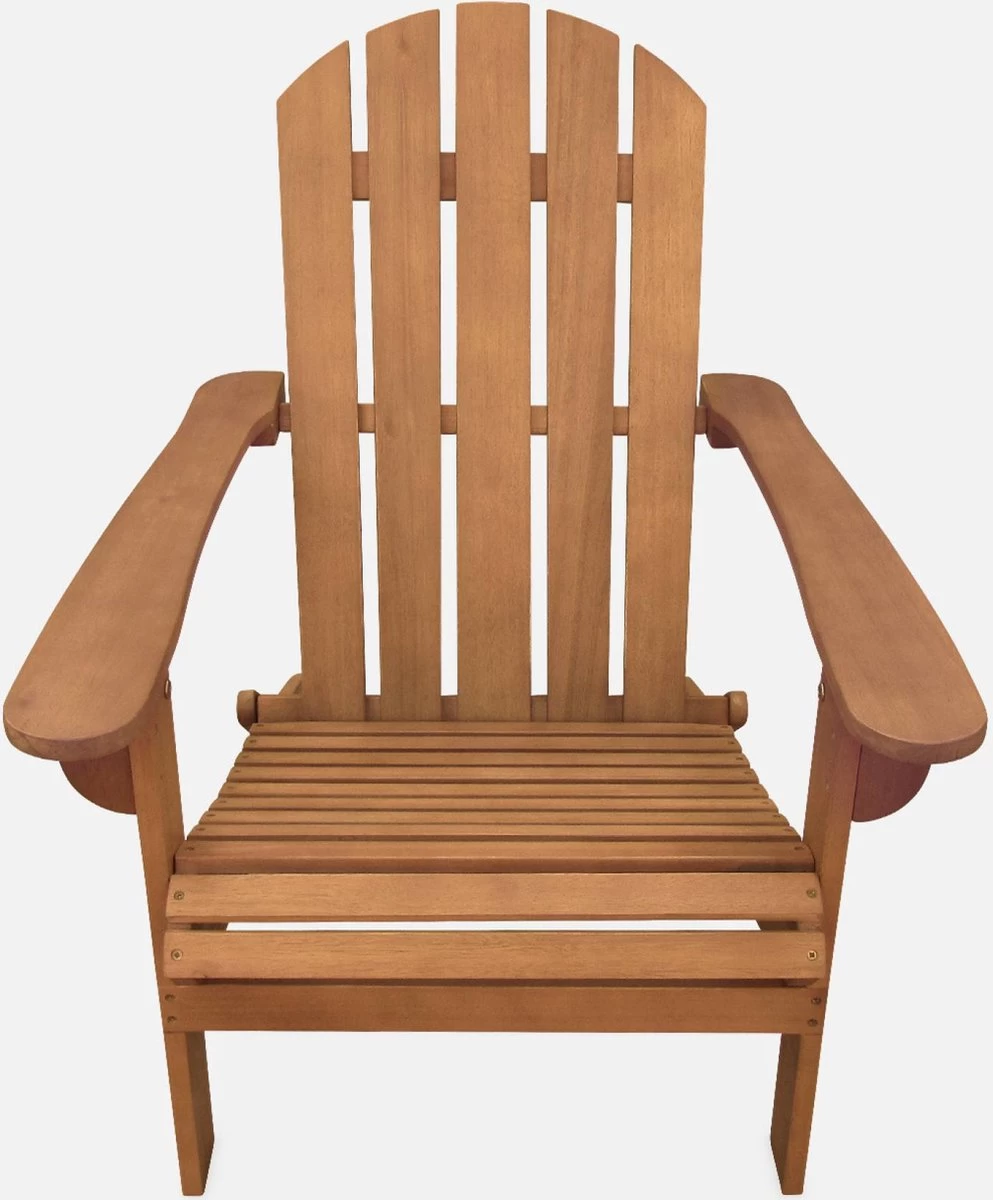Alice's Garden Relaxstoel Adirondack Salamanca - FSC Eucalyptushout – Naturel 5 Alice's Garden Relaxstoel Adirondack Salamanca - FSC Eucalyptushout – Naturel - Afbeelding 5