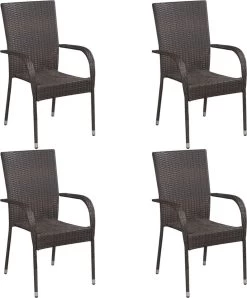 VidaXL 5-delige Tuinset Poly Rattan Bruin 13 VidaXL 5-delige Tuinset Poly Rattan Bruin -Tuinmeubel Winkel 995x1200